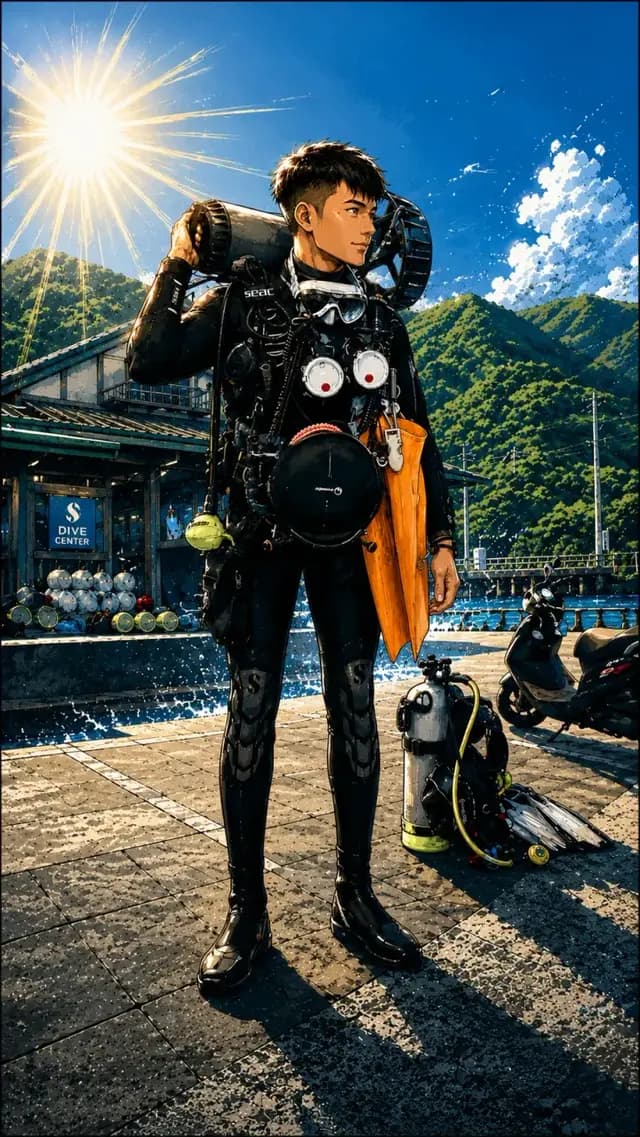 東北角海王子潛水教練 汪汪