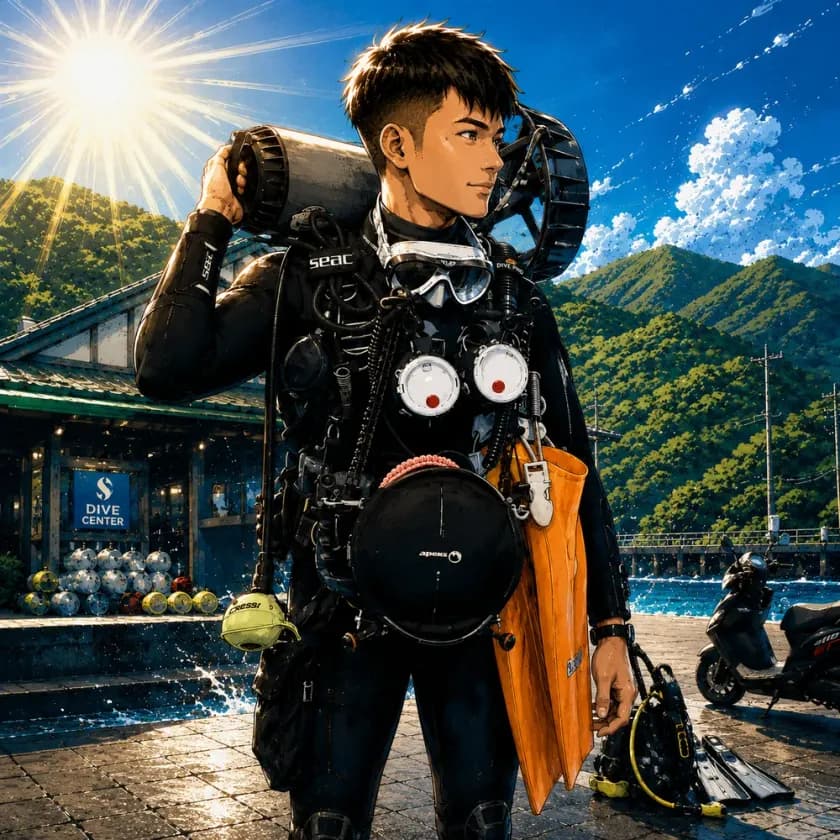東北角海王子潛水教練 汪汪